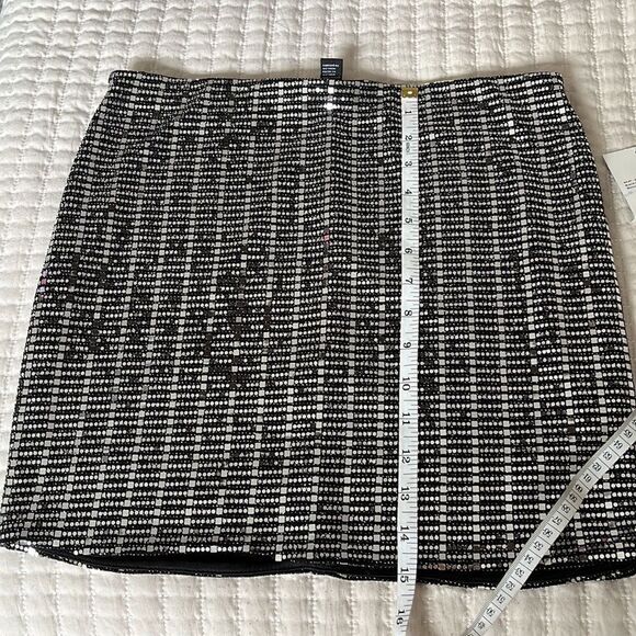 Forever 21‎ Skirt Tube Top Womens Size Large Mirror Sequin - Picture 9 of 10